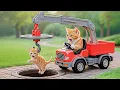 Lagu Mama Cat Trims Fur on the Farm and Makes Tiger Hat For Kittens At Home🐾🎩🐯