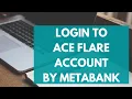 How To Login Ace Flare Account by Meta Bank 2026