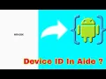 How To Get Device ID In AIDE