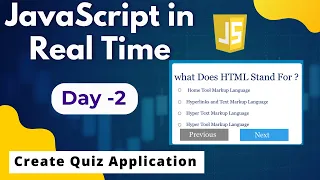 Quiz application using JavaScript Quiz app Javascript projects for beginners JavaScript