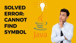 Solved Java error cannot find symbol