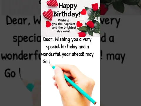 Download MP3 Happy Birthday Wishes For Everyone || Birthday Wishes For Someone Special #shorts #happybirthday