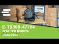 Review Seat for L3560 Kubota Tractor eparts shop
