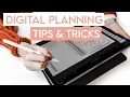 DIGITAL PLANNING TIPS TRICKS GoodNotes 5 iPad Pro