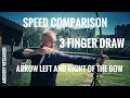 Download Lagu Speed Comparison: Med. 3 Finger Draw with arrow on left and right side