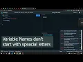 Variables and their naming rules in programming Flutter App Development Dart Programming