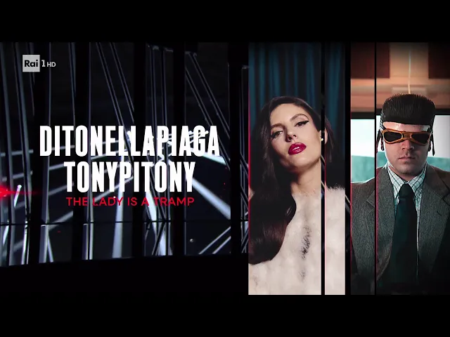 Sanremo 2026 - Ditonellapiaga e TonyPitony cantano The Lady Is a Tramp