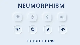 Neumorphism Toggle Switch Buttons Neumorphism Mobile UI Design HTML5 CSS3 Tutorial In Hindi