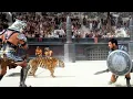 Download Lagu Gladiator Maximus vs Tigris of gaul tiger fight scene (2000) || All in one spoilers ||