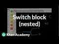 Switch block nested Lego robotics Electrical engineering Khan Academy