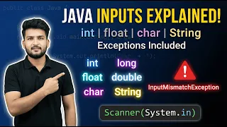 How to Take User Input in Java Scanner Class Explained nextInt After String Basics of DSA
