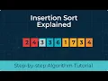 Insertion Sort for Beginners Learn Sorting Algorithms TechVidyalaya