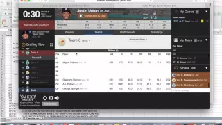 Fantasy Baseball Drafting on Yahoo