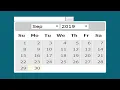 How to create Datepicker using Jquery in Asp Net Latest update calendar