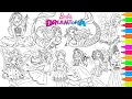 Barbie Dreamtopia Coloring Book Pages Barbie Princess Mermaids Fairy