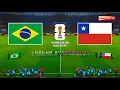 Download Lagu BRAZIL vs CHILE - FIFA World Cup 2026 Qualifiers |Full Match All Goals | Pes 21 Simulation