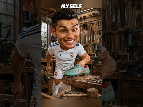 Ronaldo made sticky shoes!