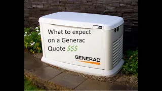 Generac Quote Review What does it cost