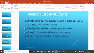 URL and URLConnection