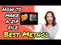 How to create a zipped folder/file | How to make a zip files in windows #windows #zipfile #sinhala