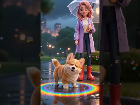 Mars Turns a Rainy Walk Into a Rainbow ☔🌈 | Mima World