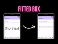 Flutter FittedBox - Widget ScaleDown