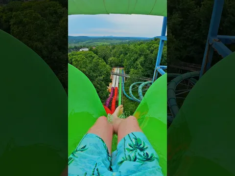 Scary Water Slide at Mountain Creek Waterpark #shorts #waterpark