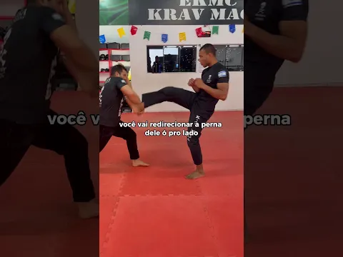 Como defender chute frontal | Aula de Krav Maga Caveira