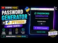 Password Generator in Python Tkinter GUI Project for Beginners