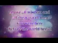 Above All LYRICS - Natasha Midori