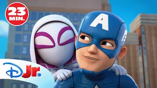 MARVEL SPIDEY Y SU SUPEREQUIPO: Las aventuras de Spidey y los Vengadores 🕷️ | @DisneyJuniorES