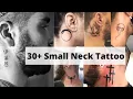 Small neck tattoos for men Latest neck tattoo designs Neck tattoo ideas - Lets Style Buddy
