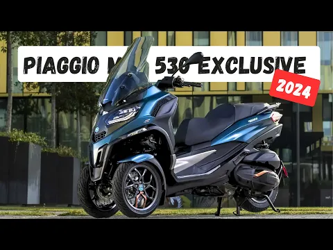 Download MP3 2024 Piaggio MP3 530 Exclusive | The Most Powerful Three-Wheeled Scooter on The Market