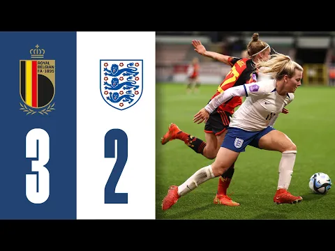 Belgium 3-2 England | Lionesses Defeated In Belgium | Highlights - YouTube thumbnail