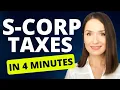S Corporation Taxes Explained in 4 Minutes
