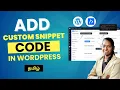 Code Snippets WordPress Tutorial Tamil 2026