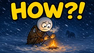 how did ancient humans survive the ice age