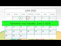 Measurement Calendar - Math Grade 1 Unit 10 6