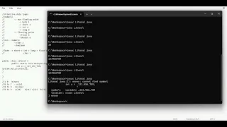 English Learn Java Possible Literals type casting in java with example LJHLT