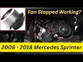 2006 - 2018 Sprinter how to fix blower motor