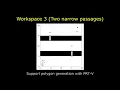 Polygon-based Random Tree Search Algorithm for a Size-Changing Robot