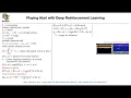 Deep Q-Learning Lecture 77 Part 1 Applied Deep Learning