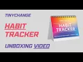 TinyChange Habit Tracker unboxing