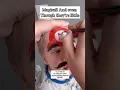 Mario face painting that started as Batman
