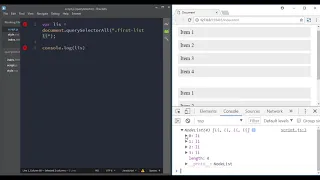 Selecting DOM elements using CSS Selectors in JavaScript