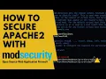 Apache2 ModSecurity Tutorial Apache2 WAF