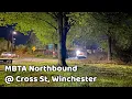 MBTA Commuter Rail Northbound on the Lowell Line