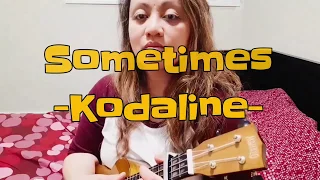 kodaline sometimes ukulele cover voice harmony 