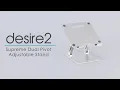 Tura DESIRE2 - Deskstand Dual Pivot Riser Adjustable