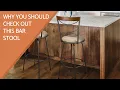 Kira Home 30 Adjustable Height Round Swivel Barstool A Showcase
